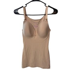 Shapeez Ultimate Camisole Built-in Underwire Bra Shapewear Nude Medium-A
